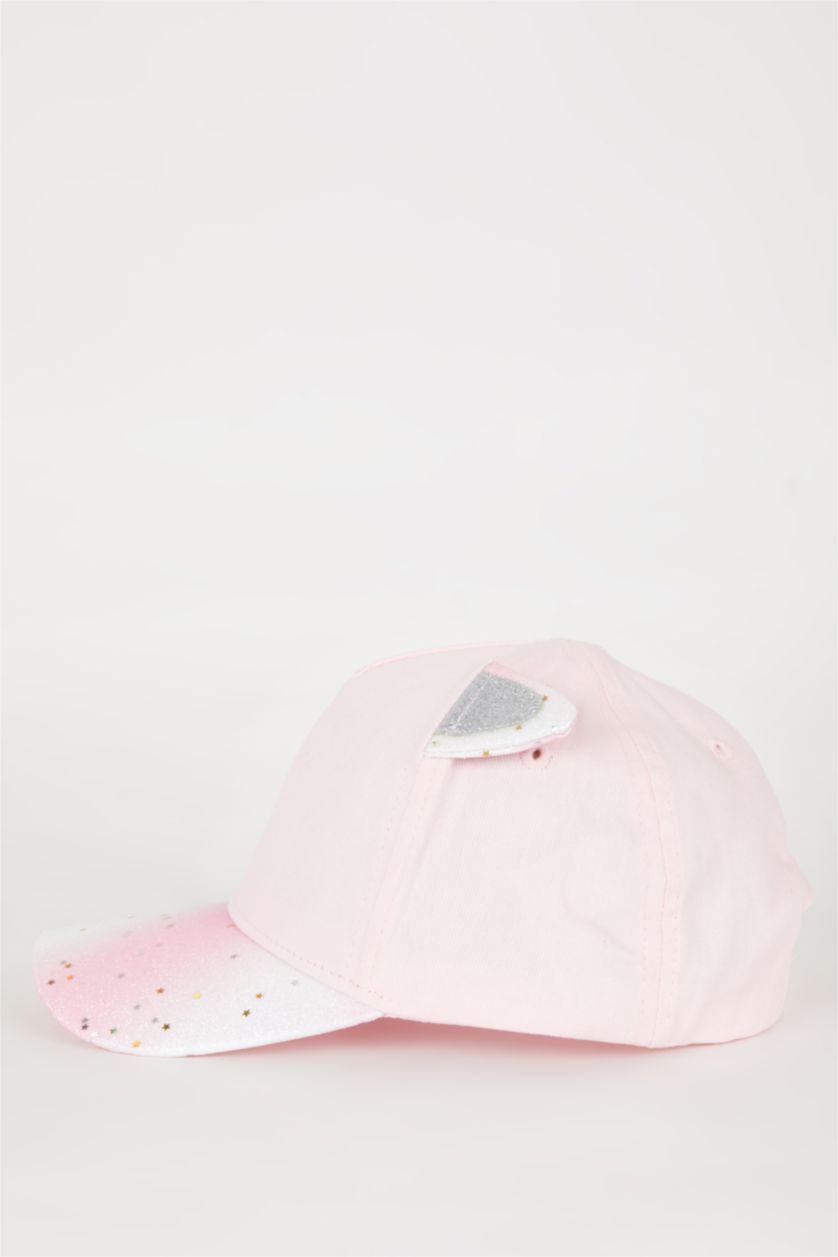FILLES Rose Casquette Coton 3D pour Fille