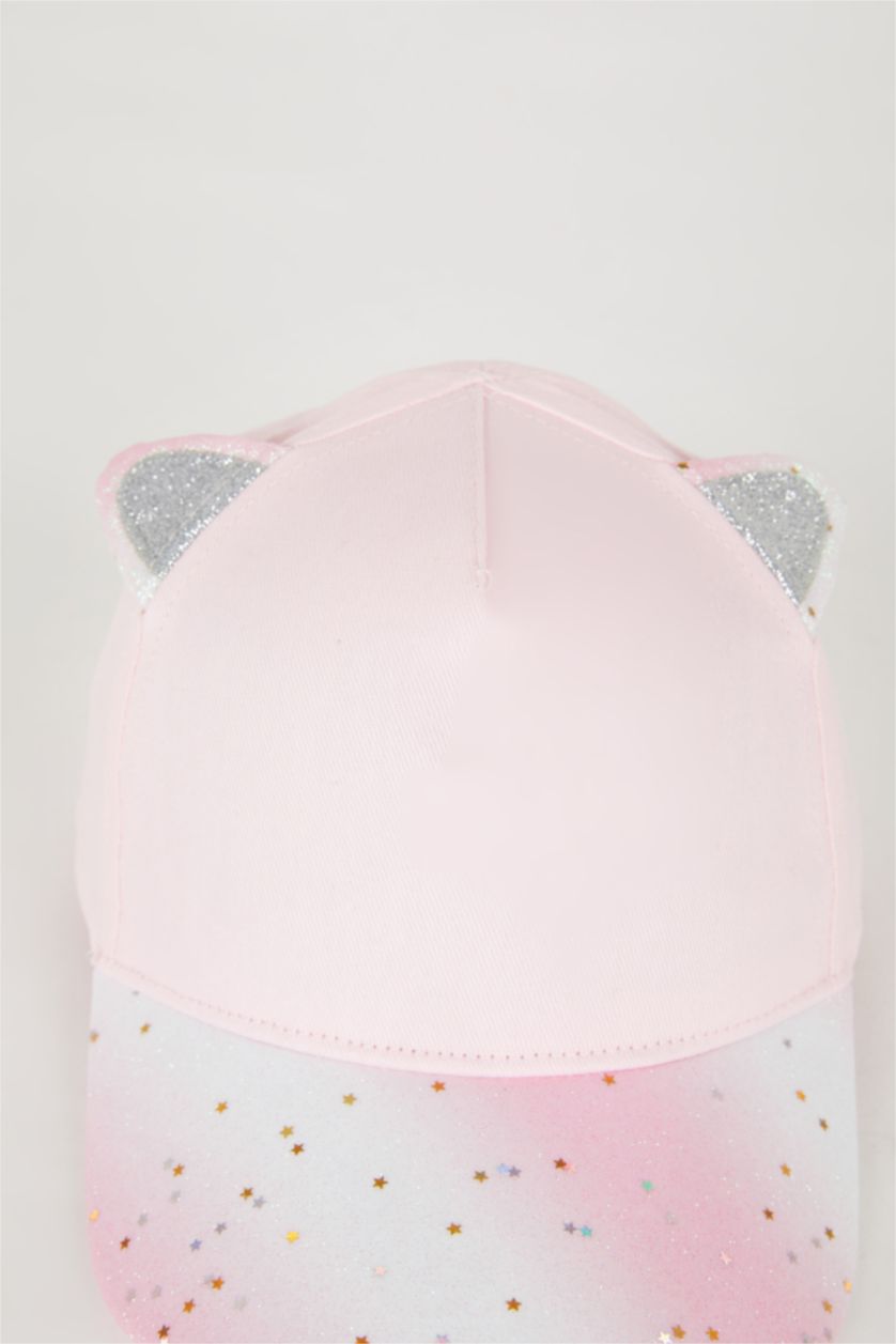 FILLES Rose Casquette Coton 3D pour Fille