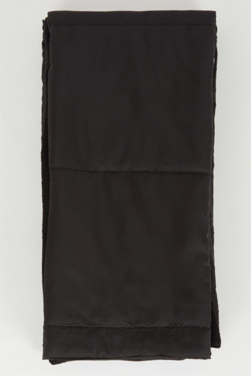 Erkek Siyah Erkek İçi Polarlı Atkı