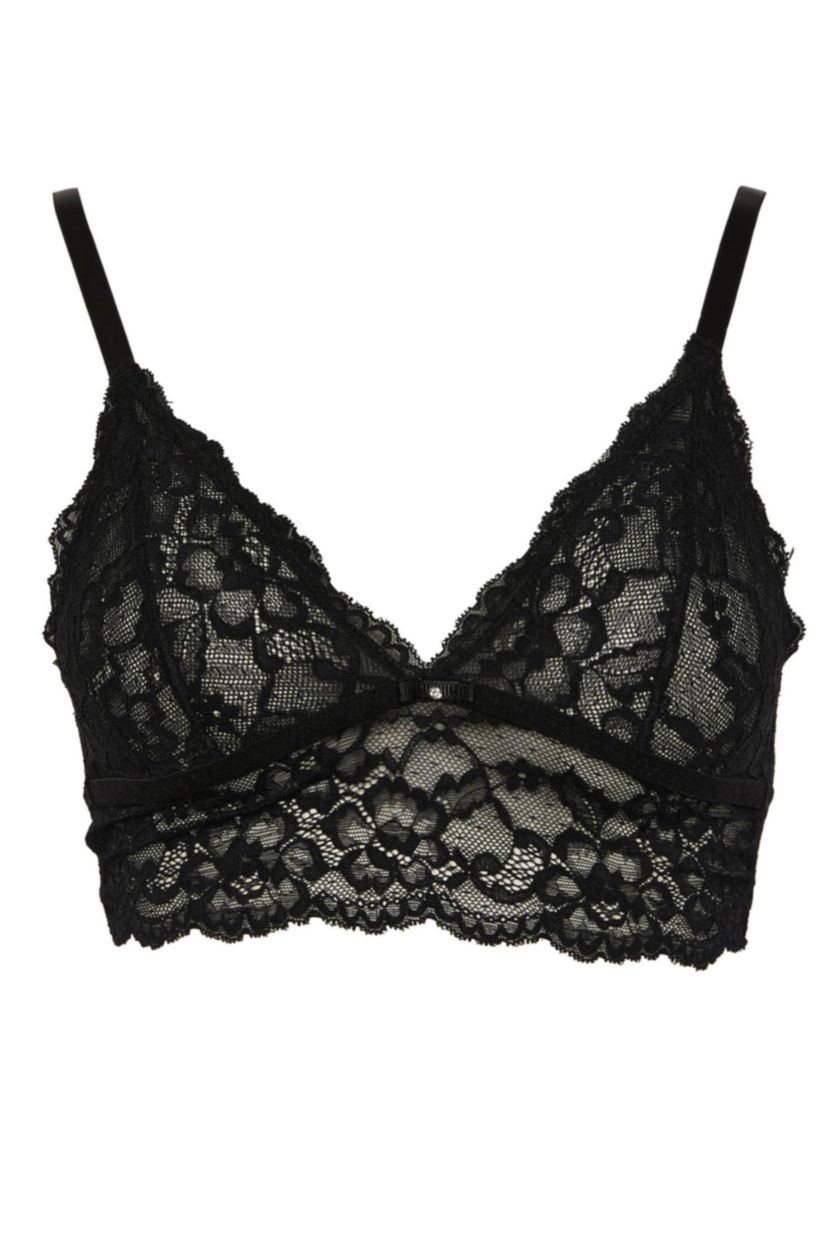 WOMAN Black Fall in Love Full Lace Uncovered Bra