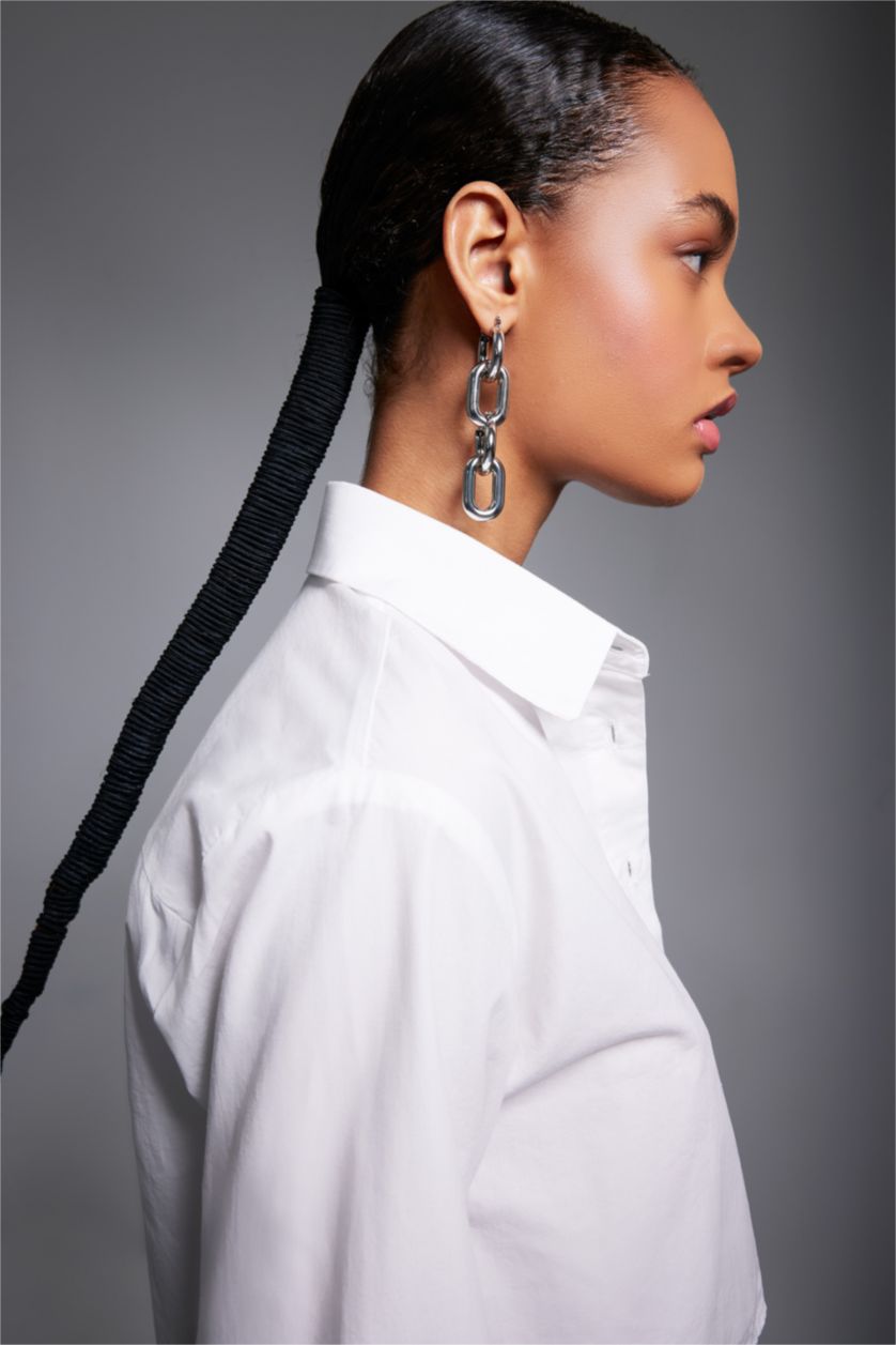 WOMAN SILVER حلق