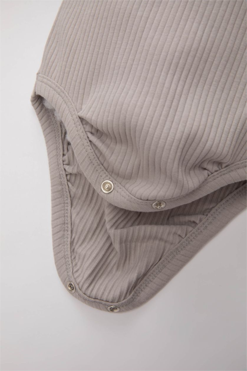 BABY GIRL Stone Baby Boy Ribbed Camisole Snap Body Bottom 2 Piece Set