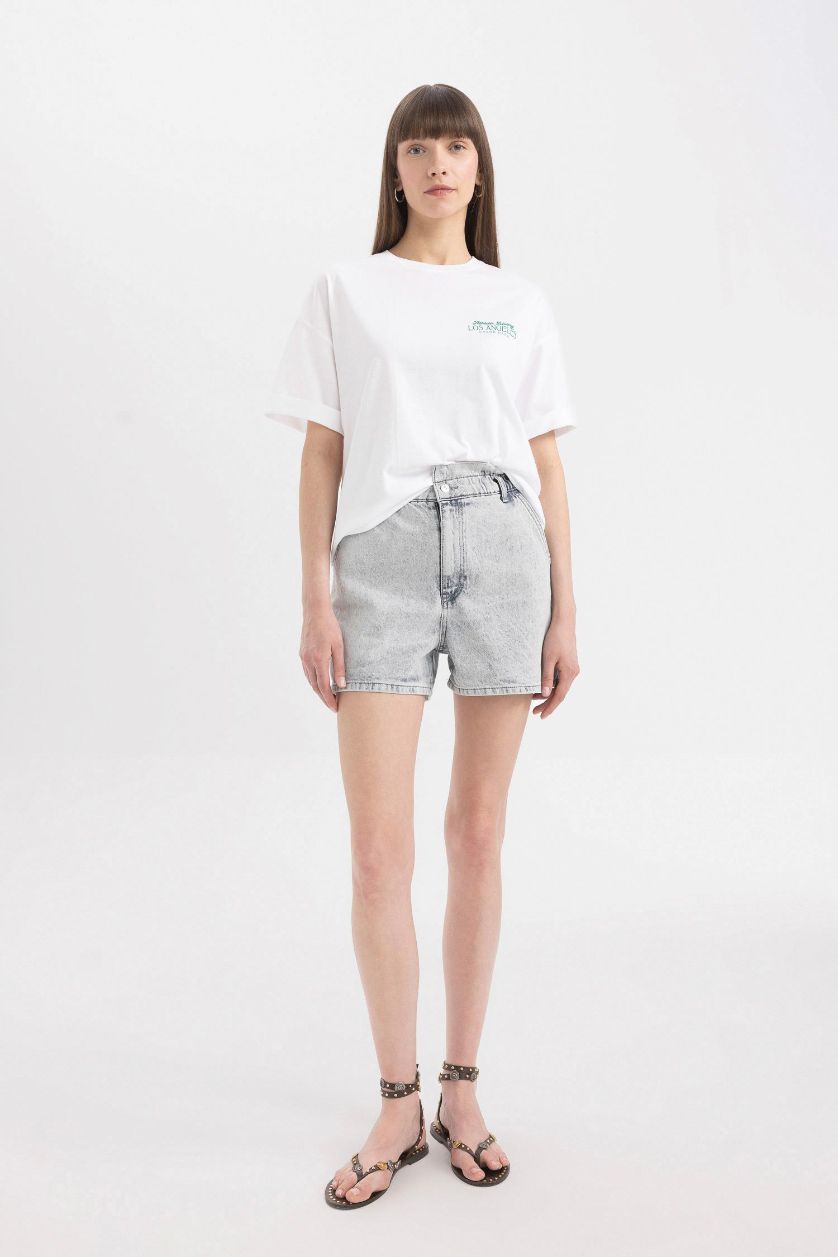 Әйелдерге Сұр Шолақ шалбар