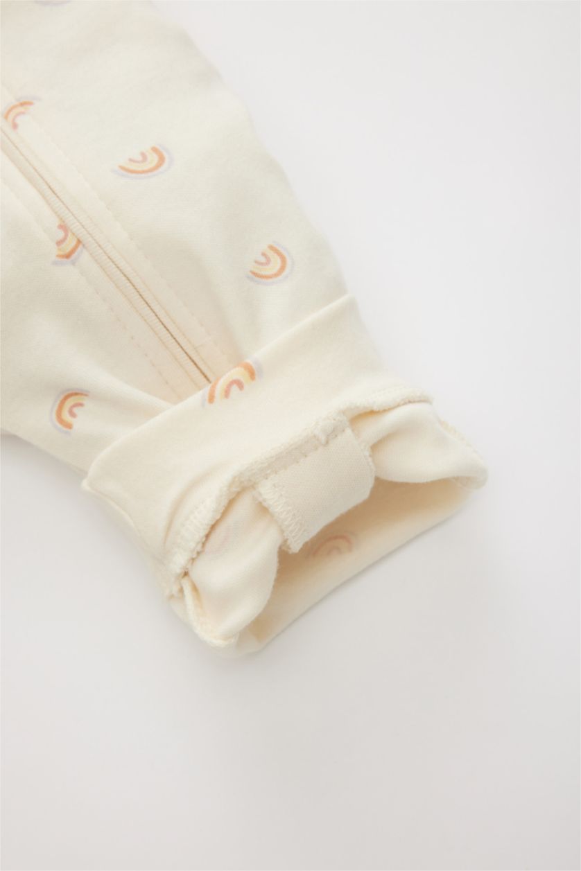 BÉBÉ FILLE Écru Grenouillère à Imprimé Arc-En-Ciel Pour Nouveau-Née