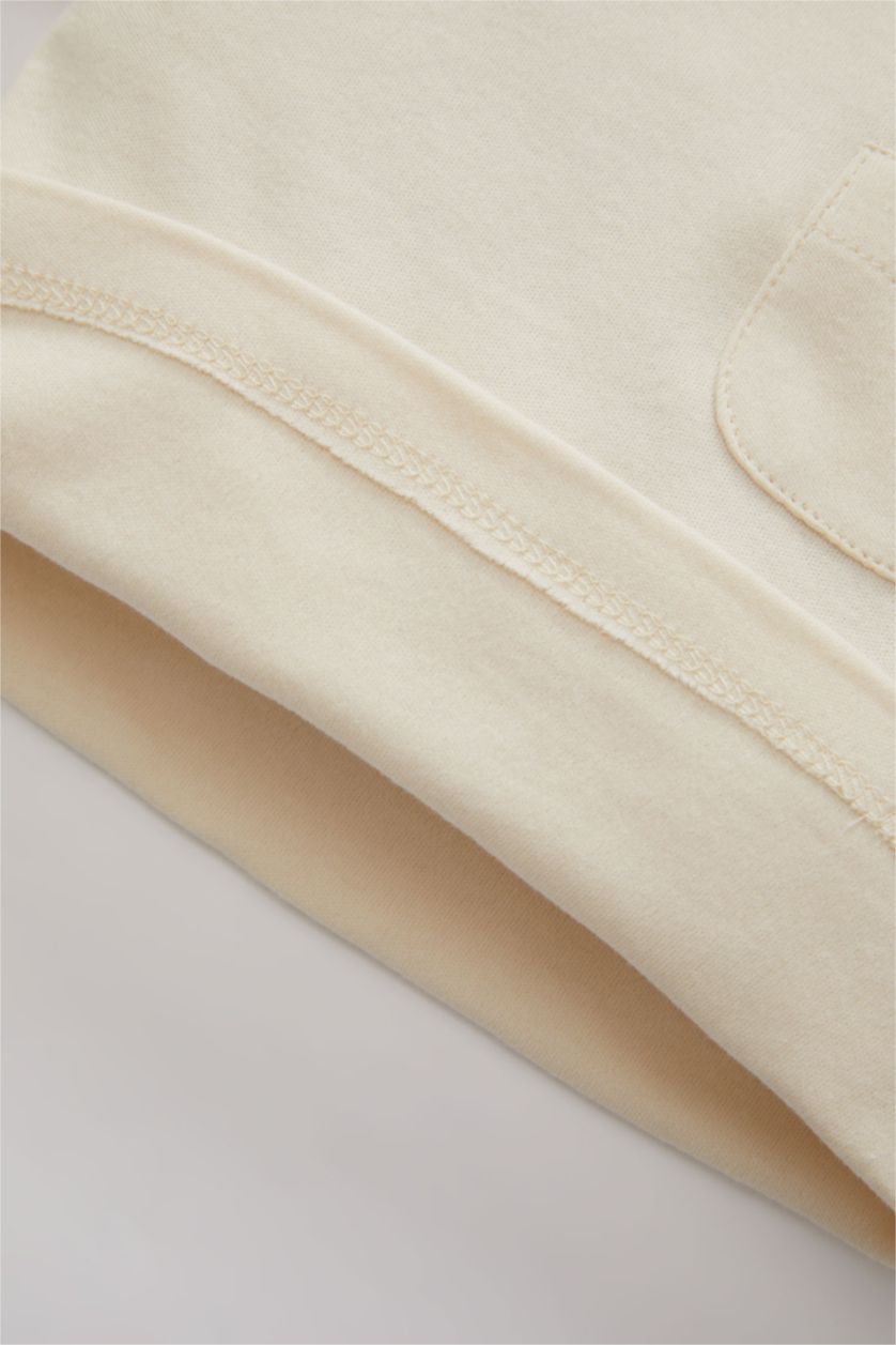 Малыши девочки Бежевый Комплект вязанный 2 шт. стандартного кроя из камзола для малышей девочек