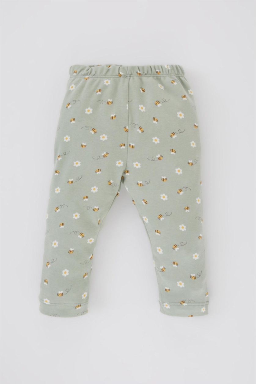 BABY GIRL Mint Baby Girl Floral Long Sleeve 2 Piece Pajama Set