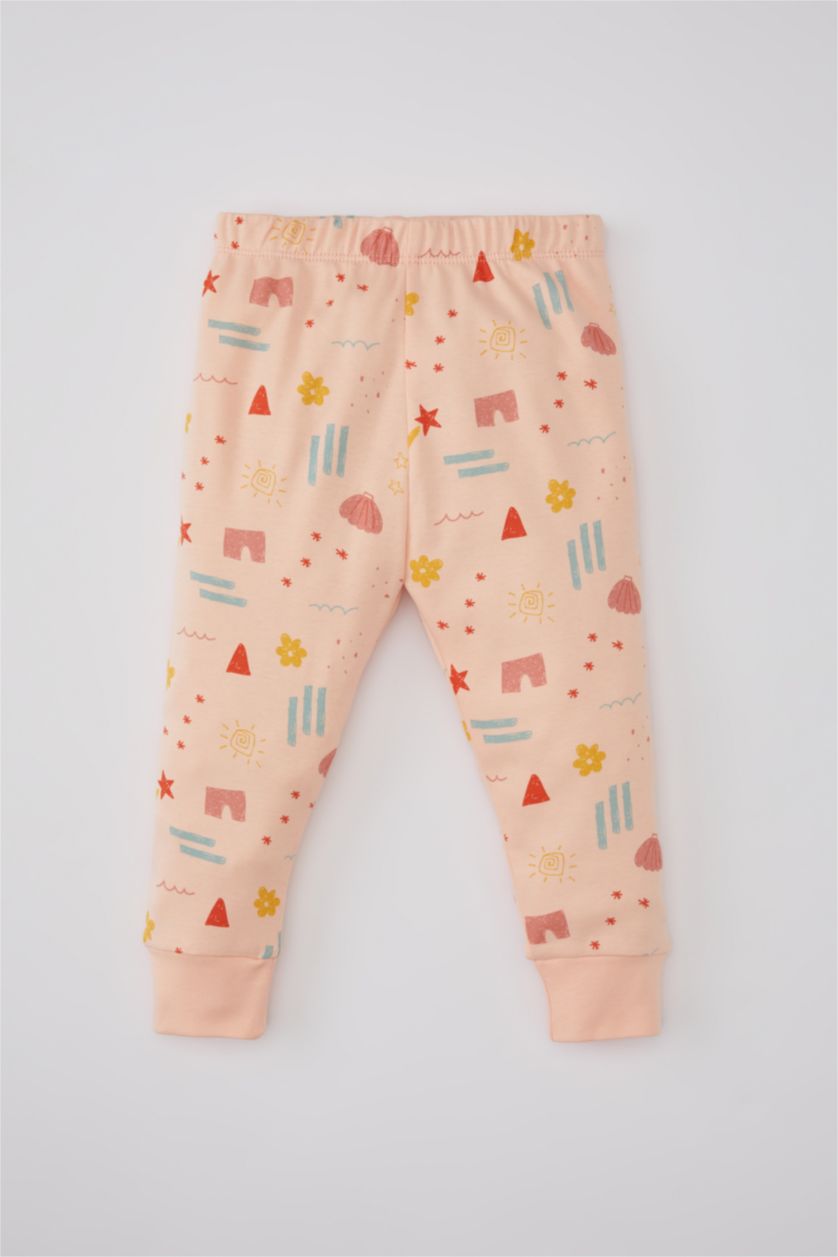 BABY GIRL Pink Baby Girl Patterned Long Sleeve 2 Piece Pajama Set