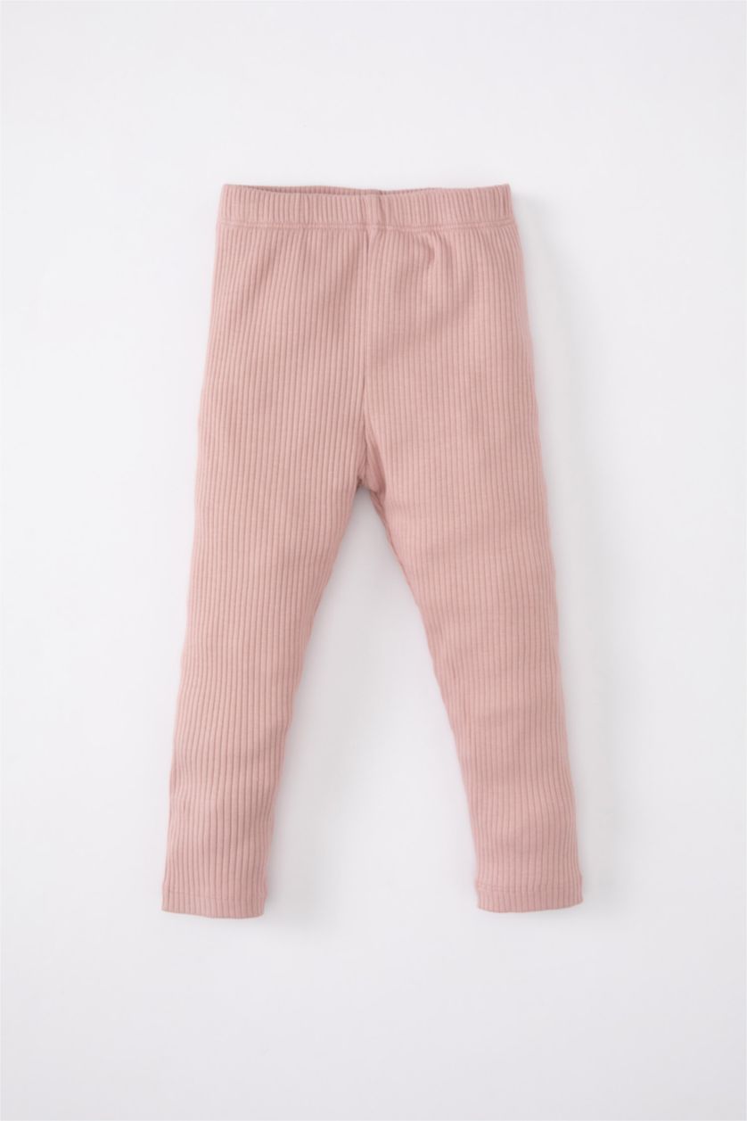 BABY GIRL Pink Baby Girl Embroidered Ribbed Camisole Pajama Set