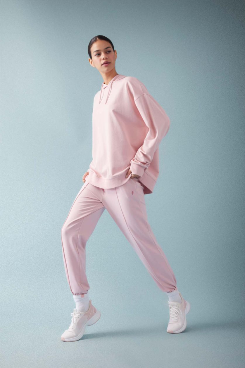 FEMME Bordeaux Pantalon Jogging basique à coupe standard de DeFactoFit