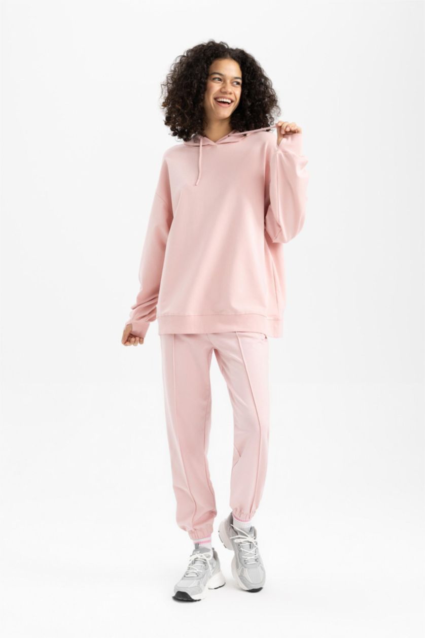 FEMME Bordeaux Pantalon Jogging basique à coupe standard de DeFactoFit