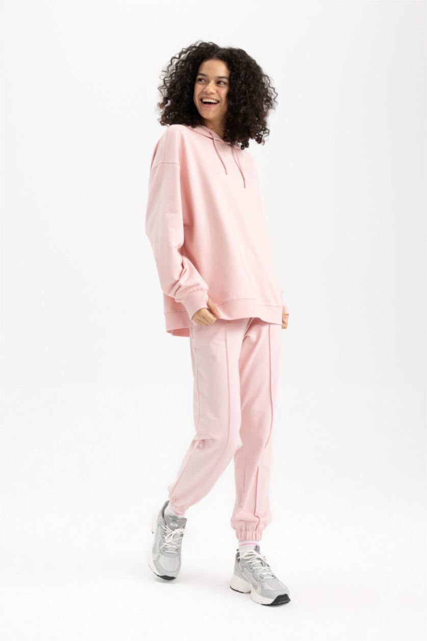 FEMME Bordeaux Pantalon Jogging basique à coupe standard de DeFactoFit