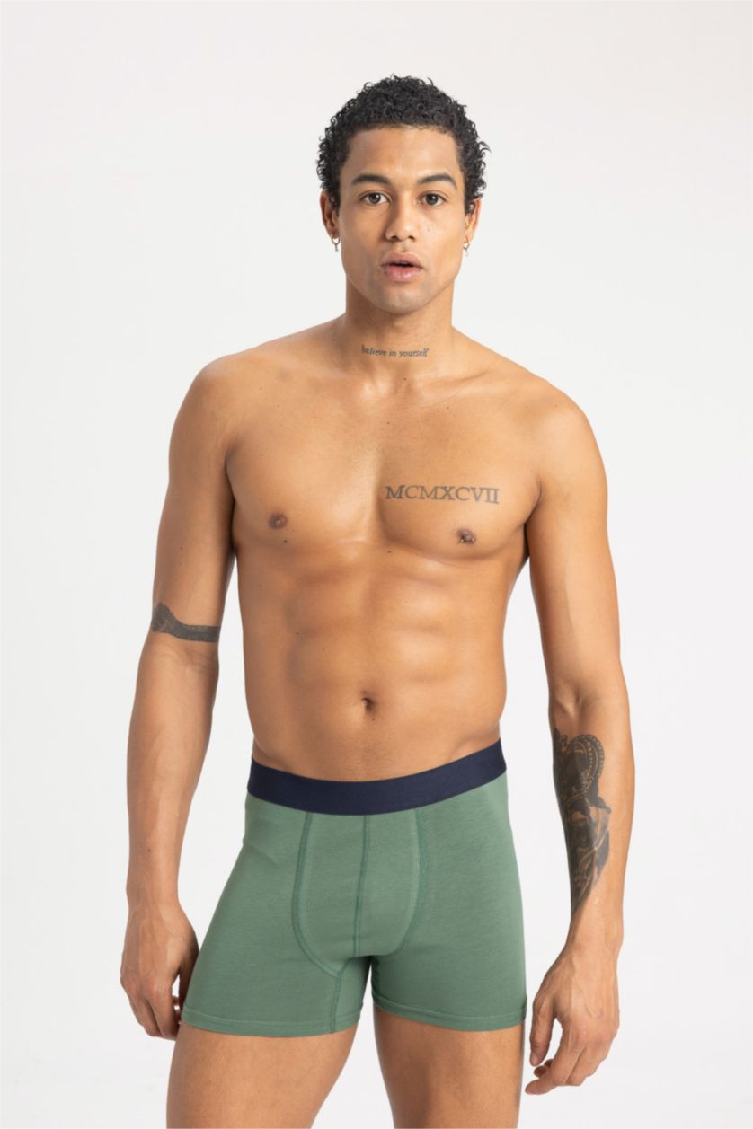 MAN Khaki 3 piece Regular Fit Boxer
