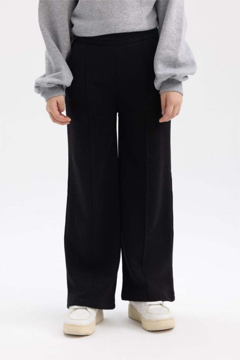 Girls & Teens Black Girl Wide Leg Trousers
