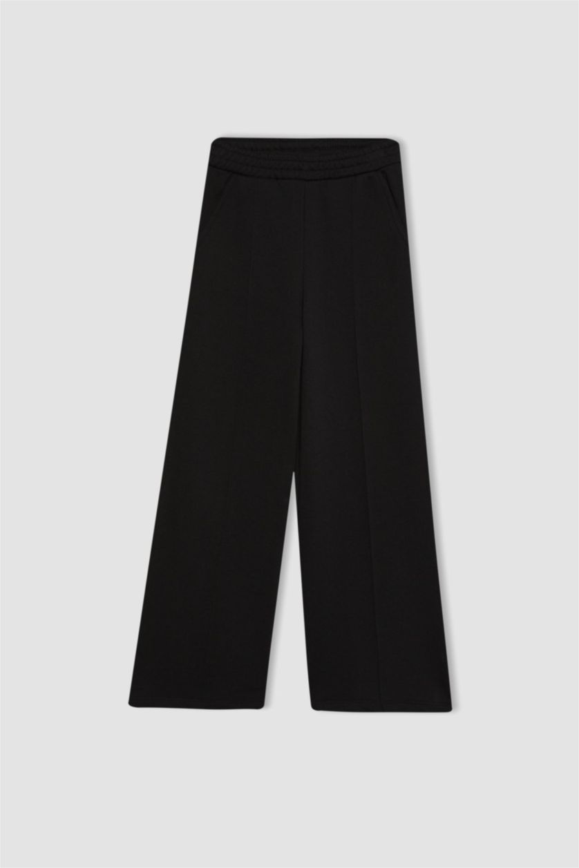 Girls & Teens Black Girl Wide Leg Trousers