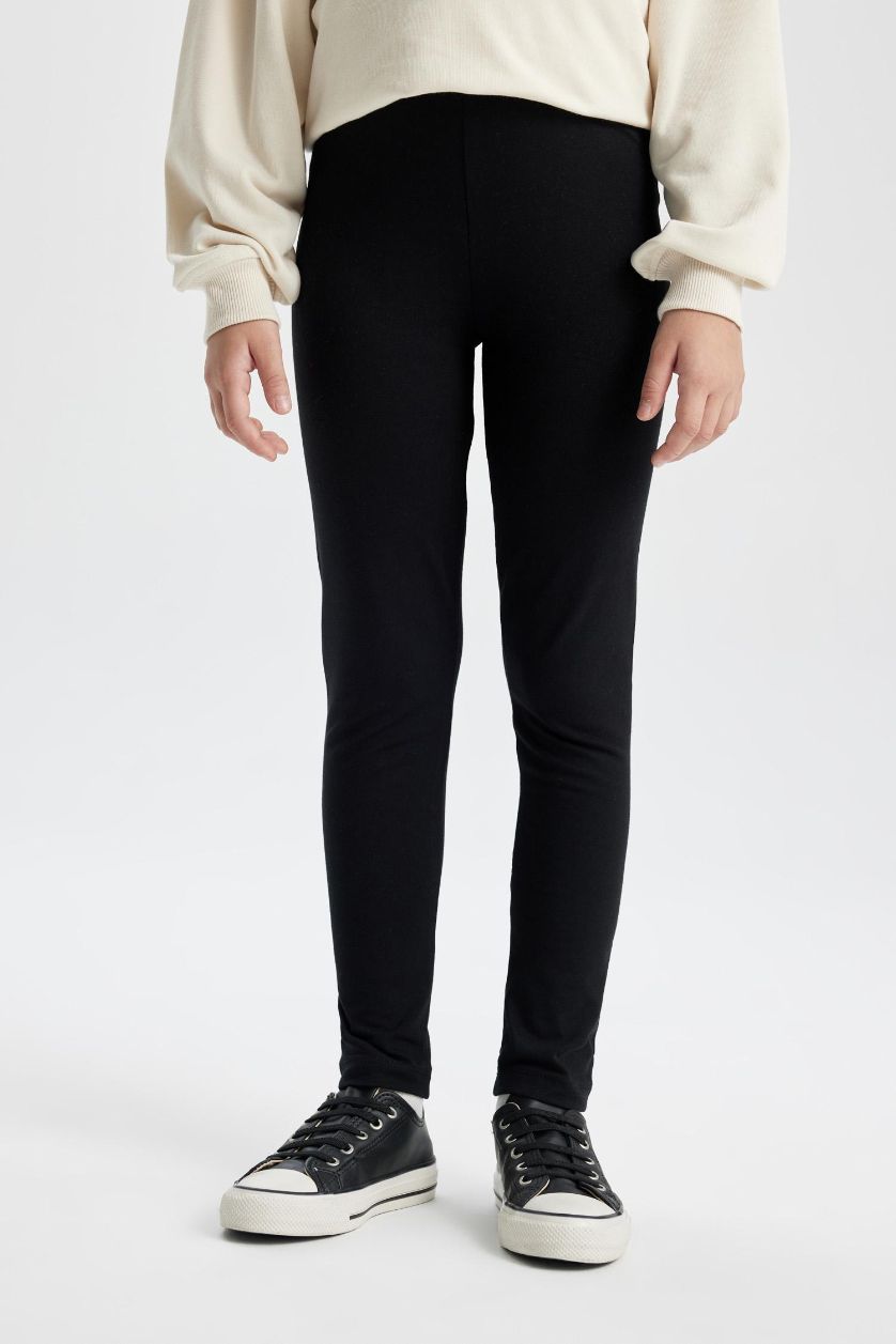 Kız Çocuk - Genç Kız Siyah Tayt Kız Çocuk