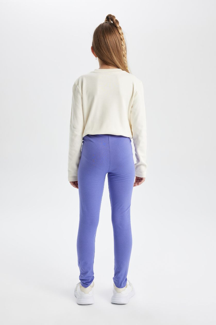 Kız Çocuk - Genç Kız Mor Tayt Kız Çocuk