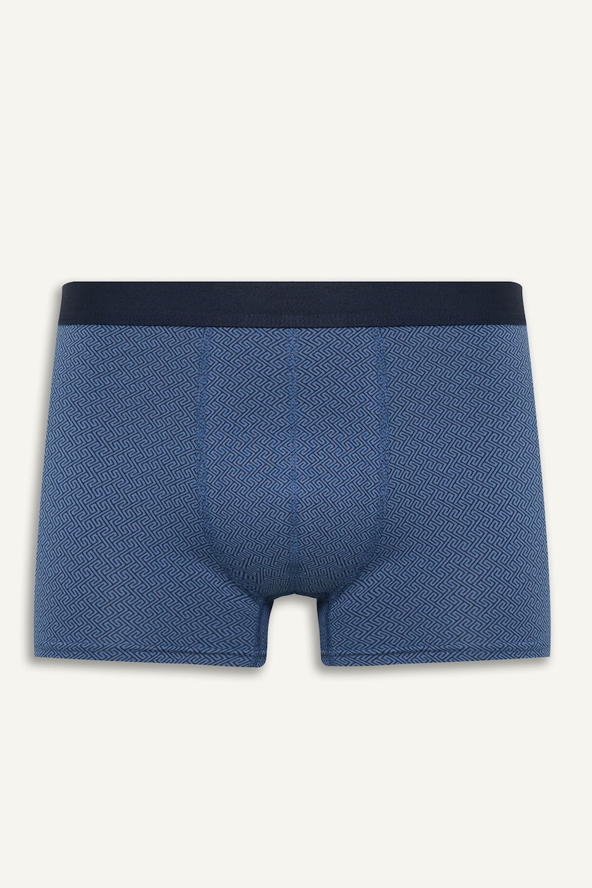 Erkek Lacivert Regular Fıt 3'lü Boxer