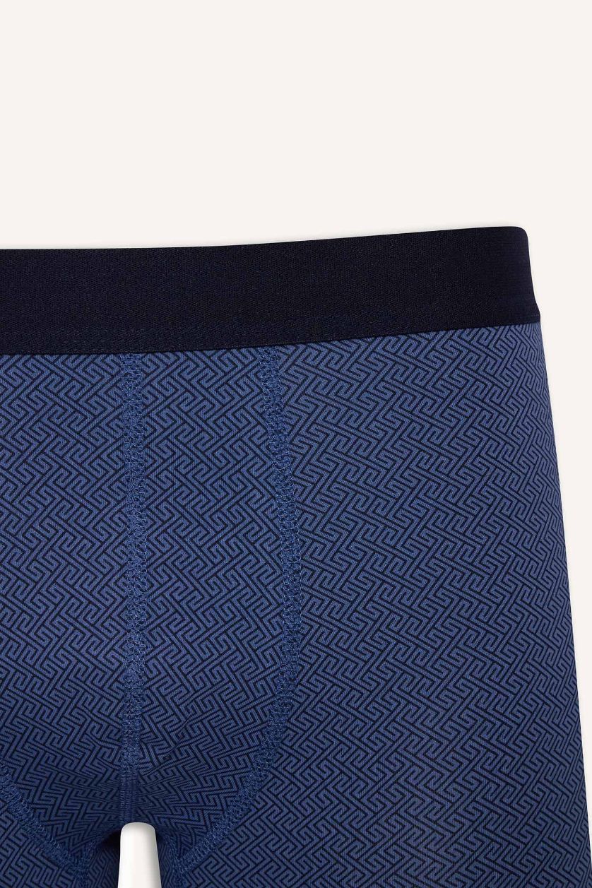 Man NAVY Regular Fit Ethnic Patterned 3 Piece Boxer Shorts