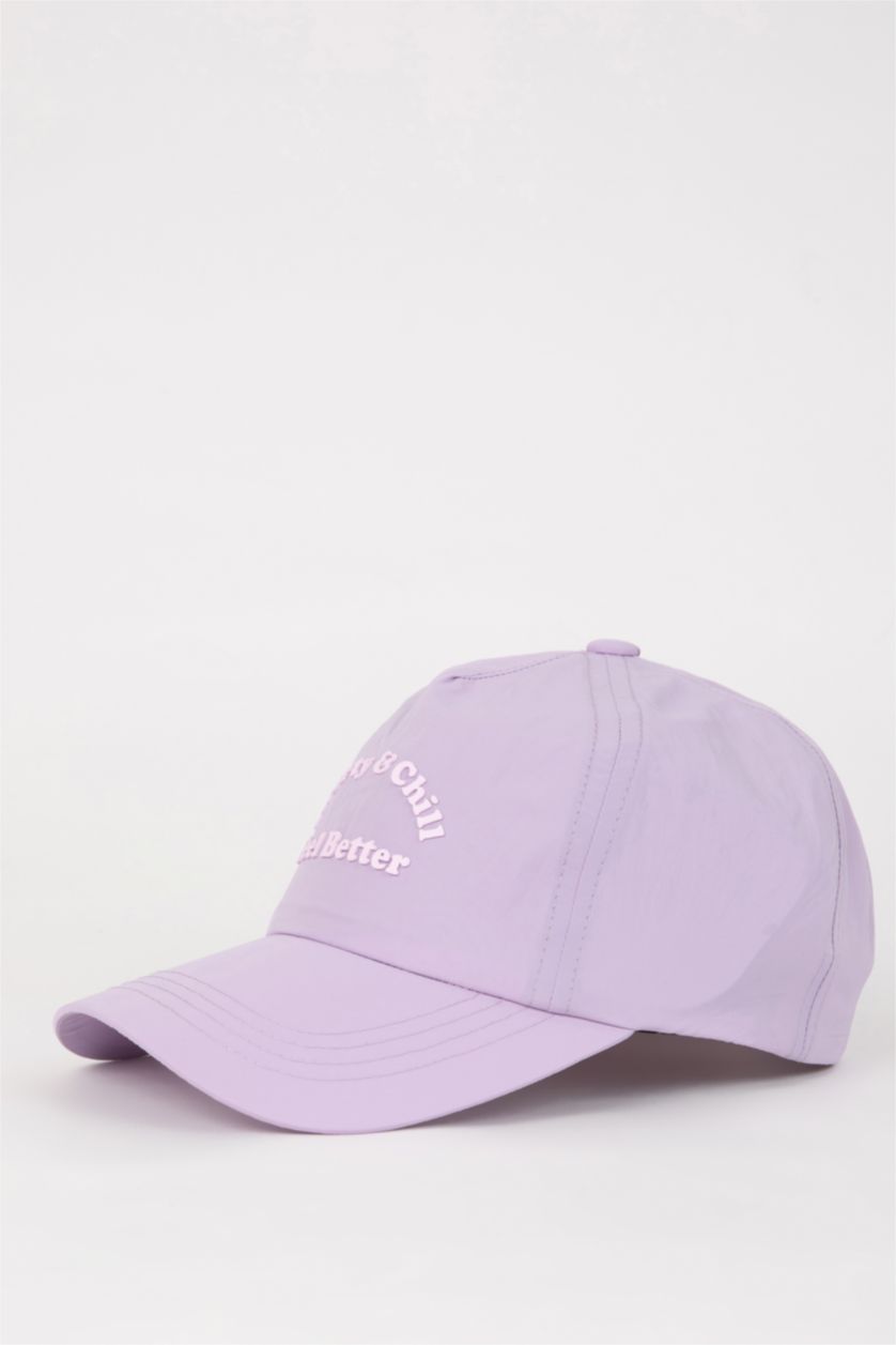 FEMME Violet Chapeau Casquette Coton pour Femme