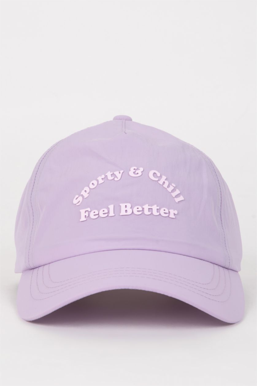 FEMME Violet Chapeau Casquette Coton pour Femme