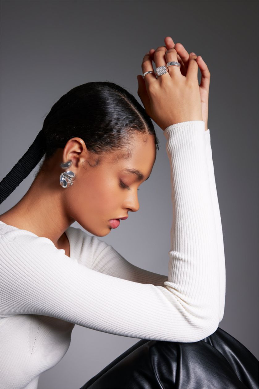 WOMAN SILVER Woman 3 Piece Silver Rings