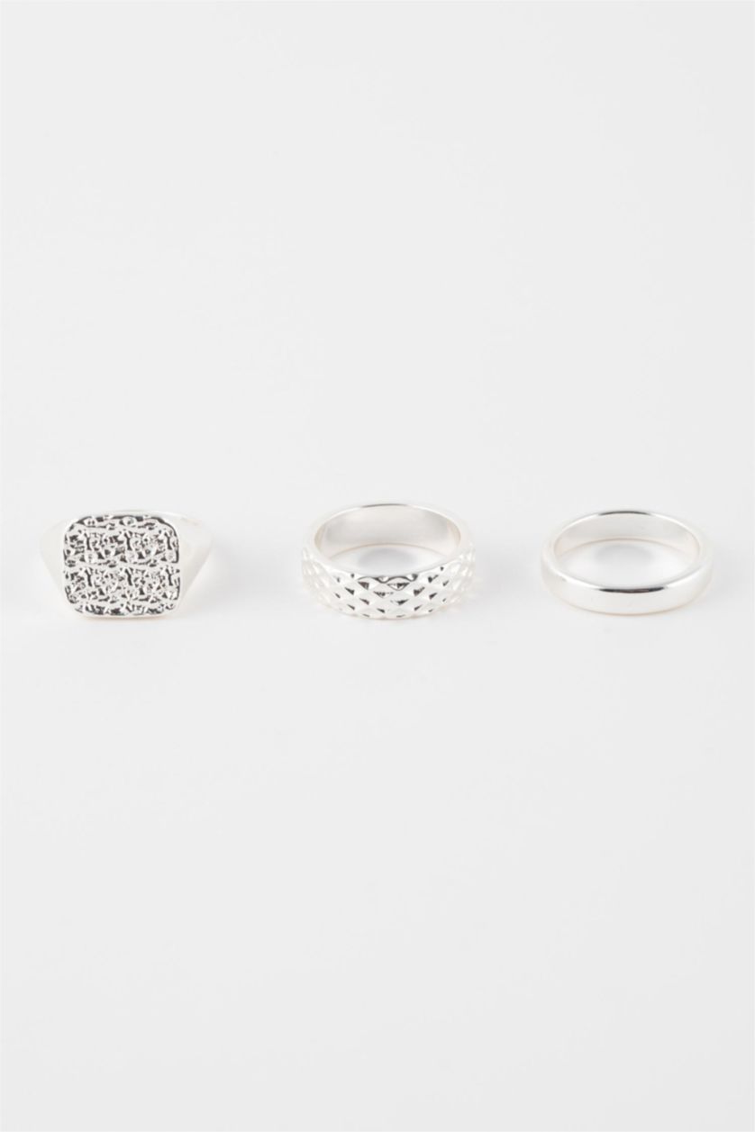 WOMAN SILVER Woman 3 Piece Silver Rings