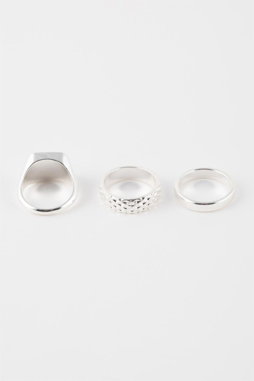 WOMAN SILVER Woman 3 Piece Silver Rings
