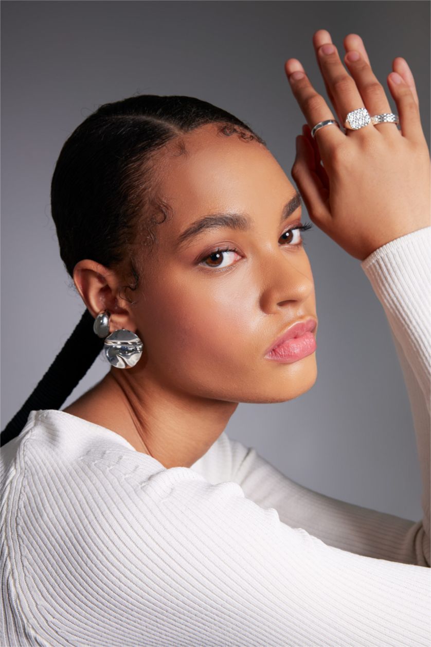 WOMAN SILVER Woman 3 Piece Silver Rings