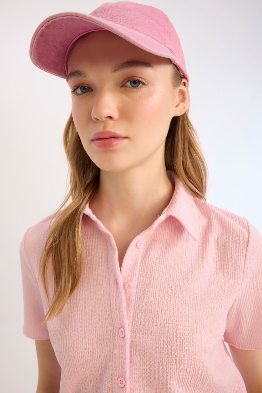 FEMME Rose Casquette en coton pour femme
