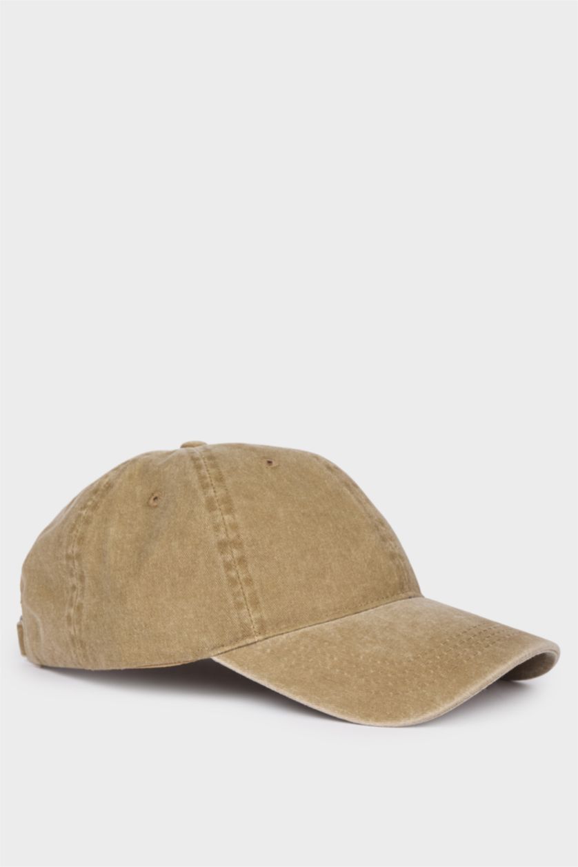 WOMAN Beige Woman Denim Look Hat