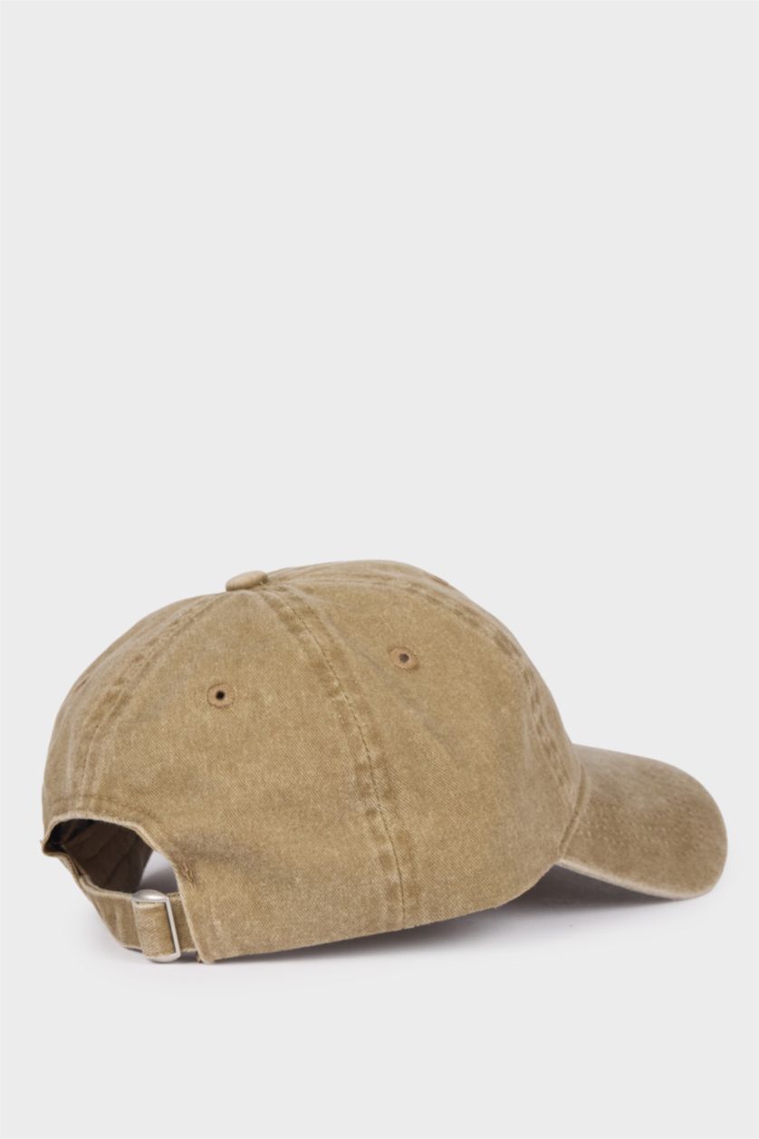 WOMAN Beige Woman Denim Look Hat