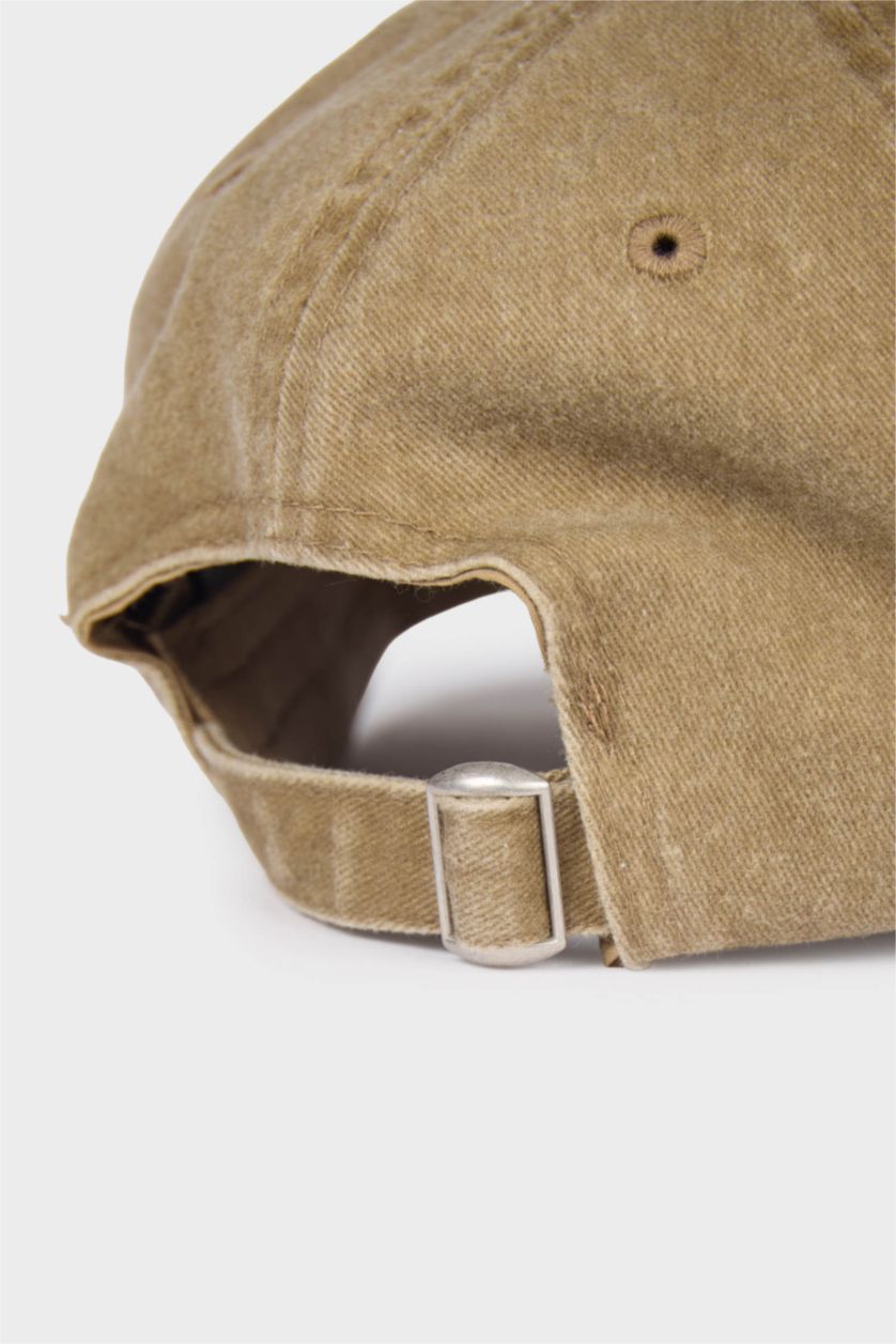 WOMAN Beige Woman Denim Look Hat