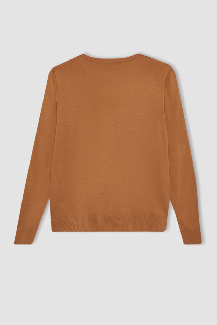 نساء جملي بلوز تريكو قصة عادية