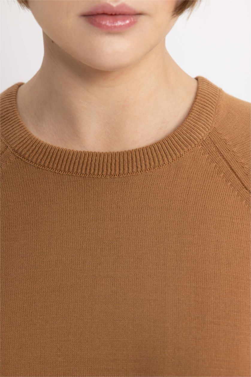 Women Brown Relax Fit Knitwear Pullover