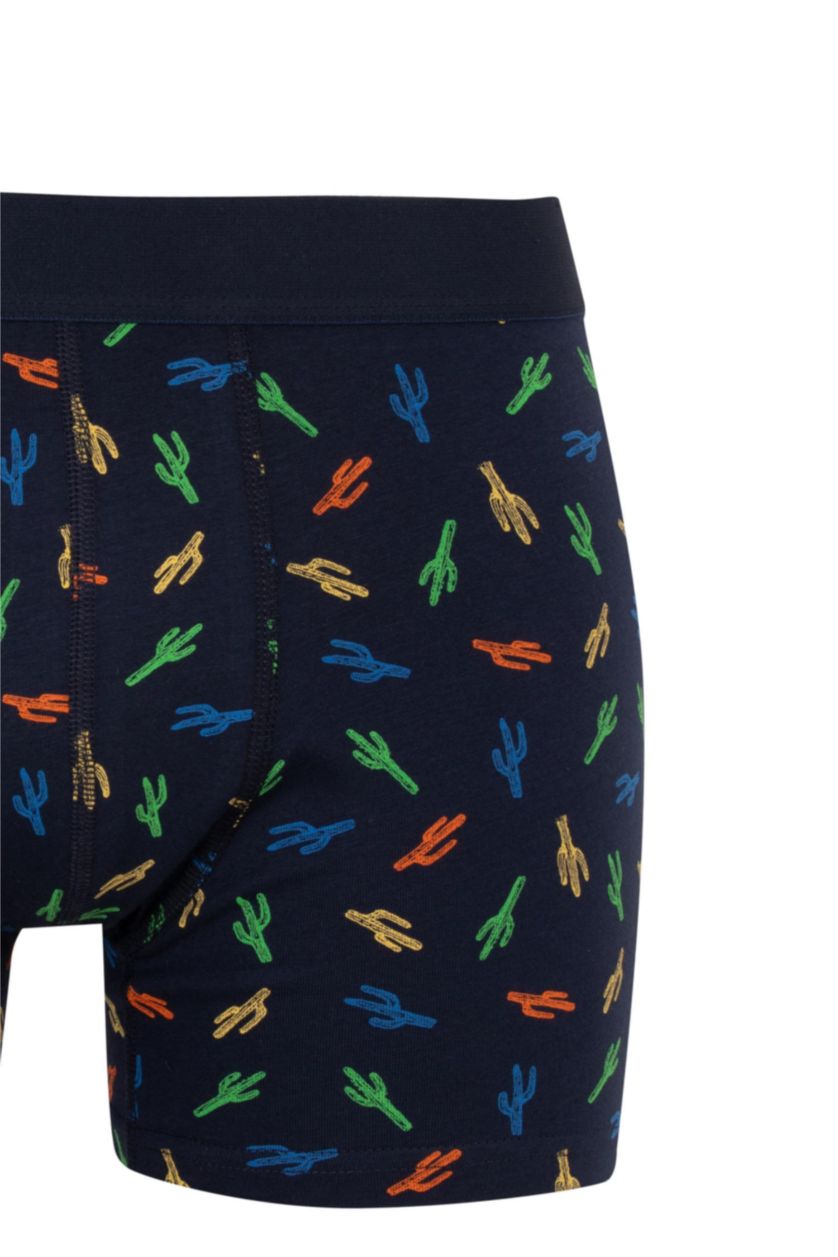 رجالي أخضر بوكسر قصة عادية - 3 قطع