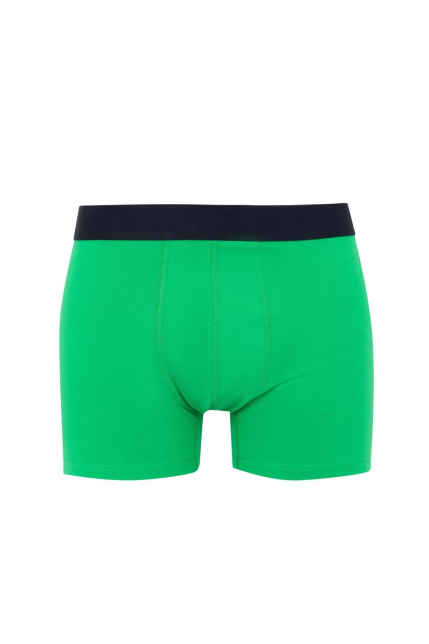 رجالي أخضر بوكسر قصة عادية - 3 قطع