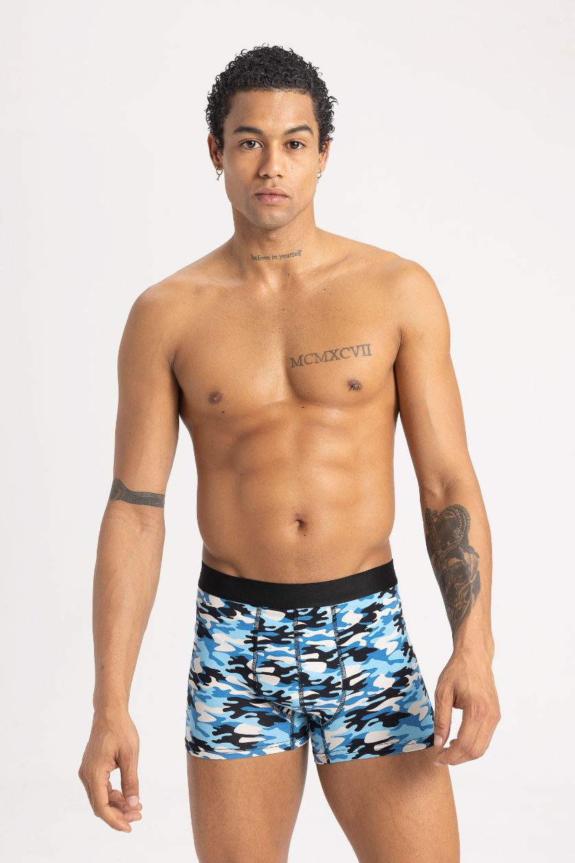 MAN Black 3 piece Regular Fit Boxer