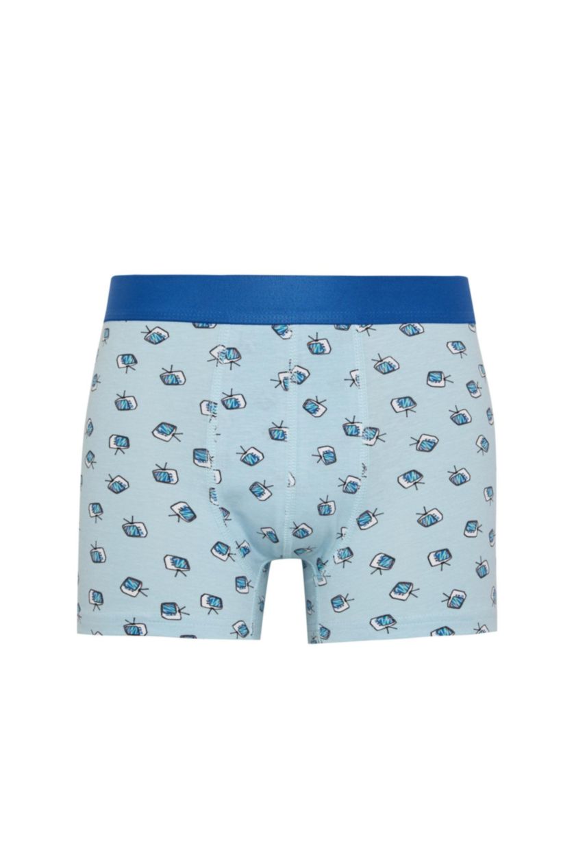 MAN Light Blue 3 piece Regular Fit Boxer