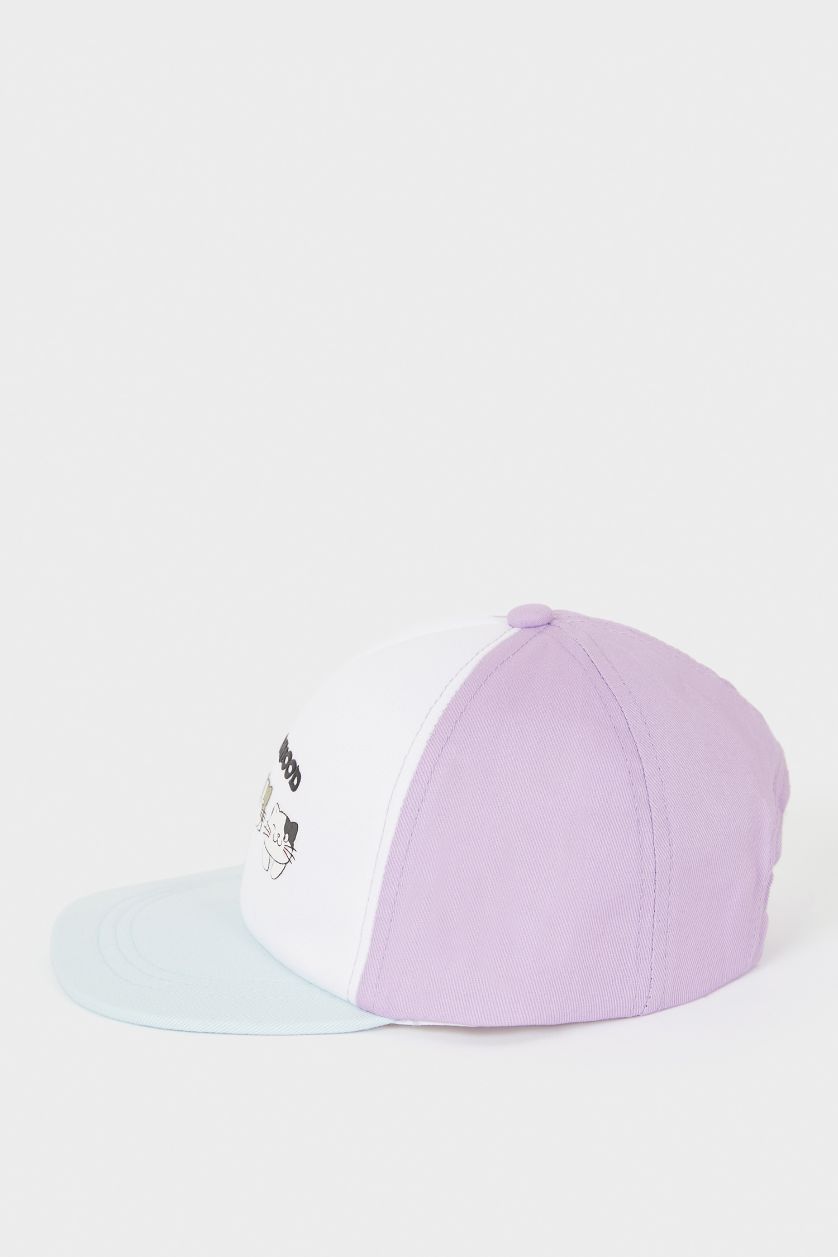 BABY GIRL Karma Girl Baby Printed Cotton Cap