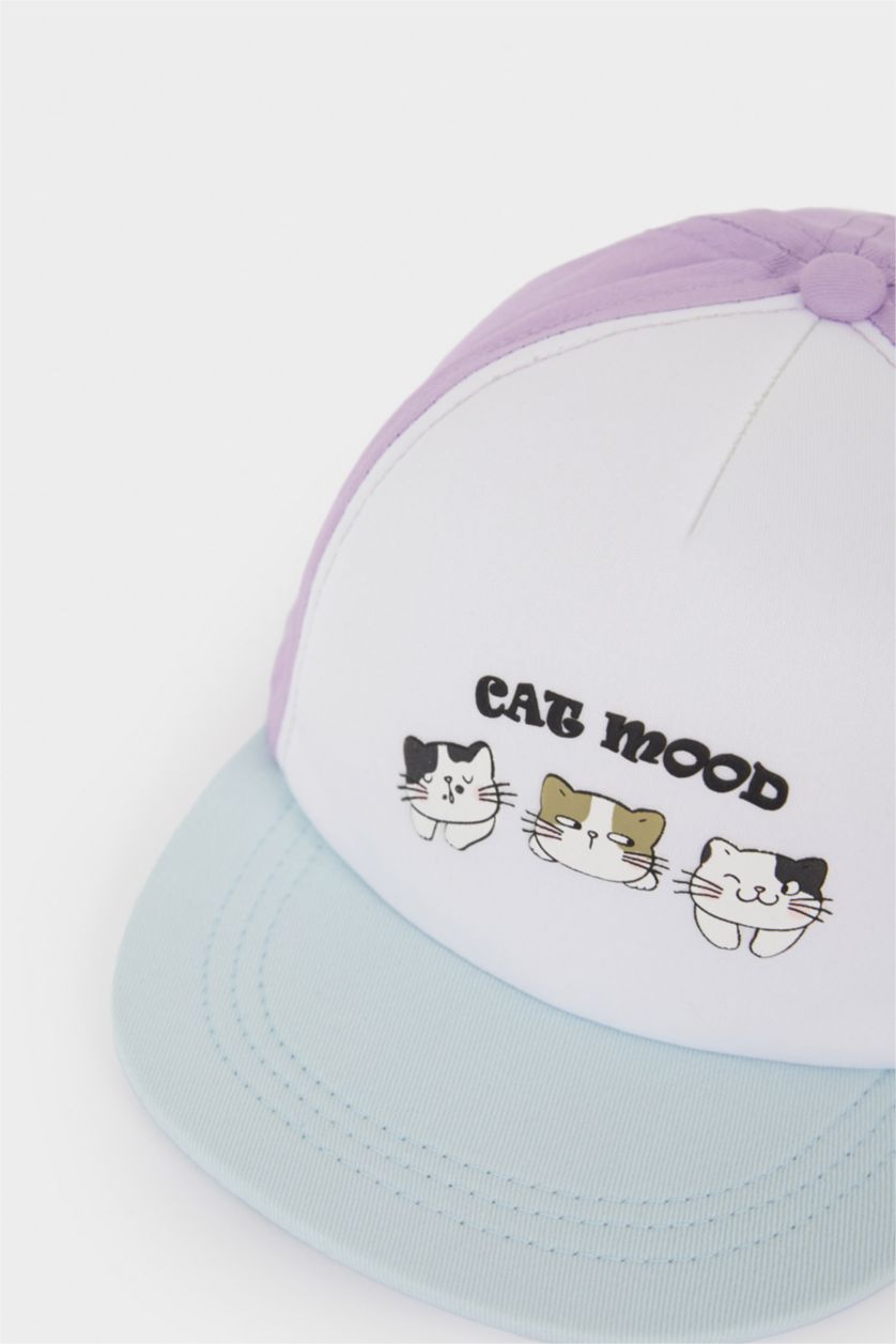 BABY GIRL Karma Girl Baby Printed Cotton Cap