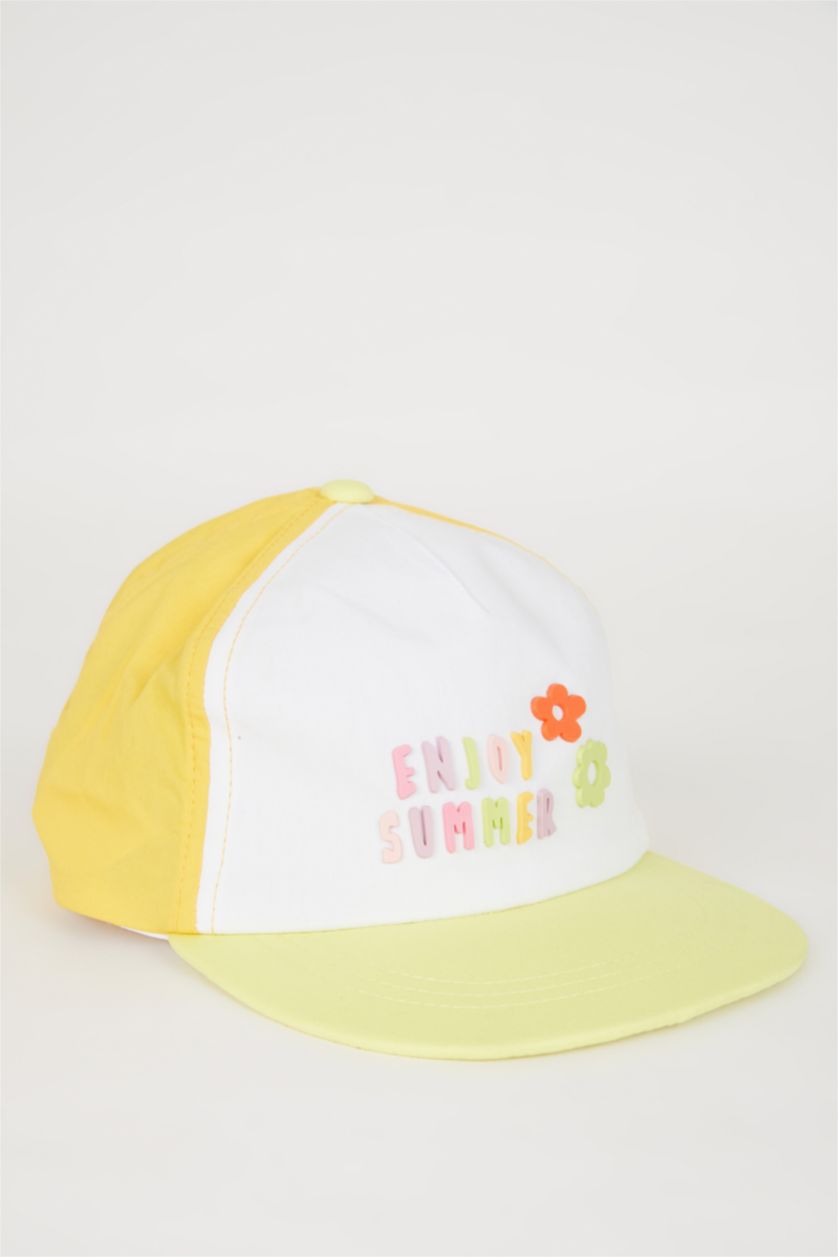 Kız Bebek Karma Nakışlı Cap Şapka Kız Bebek