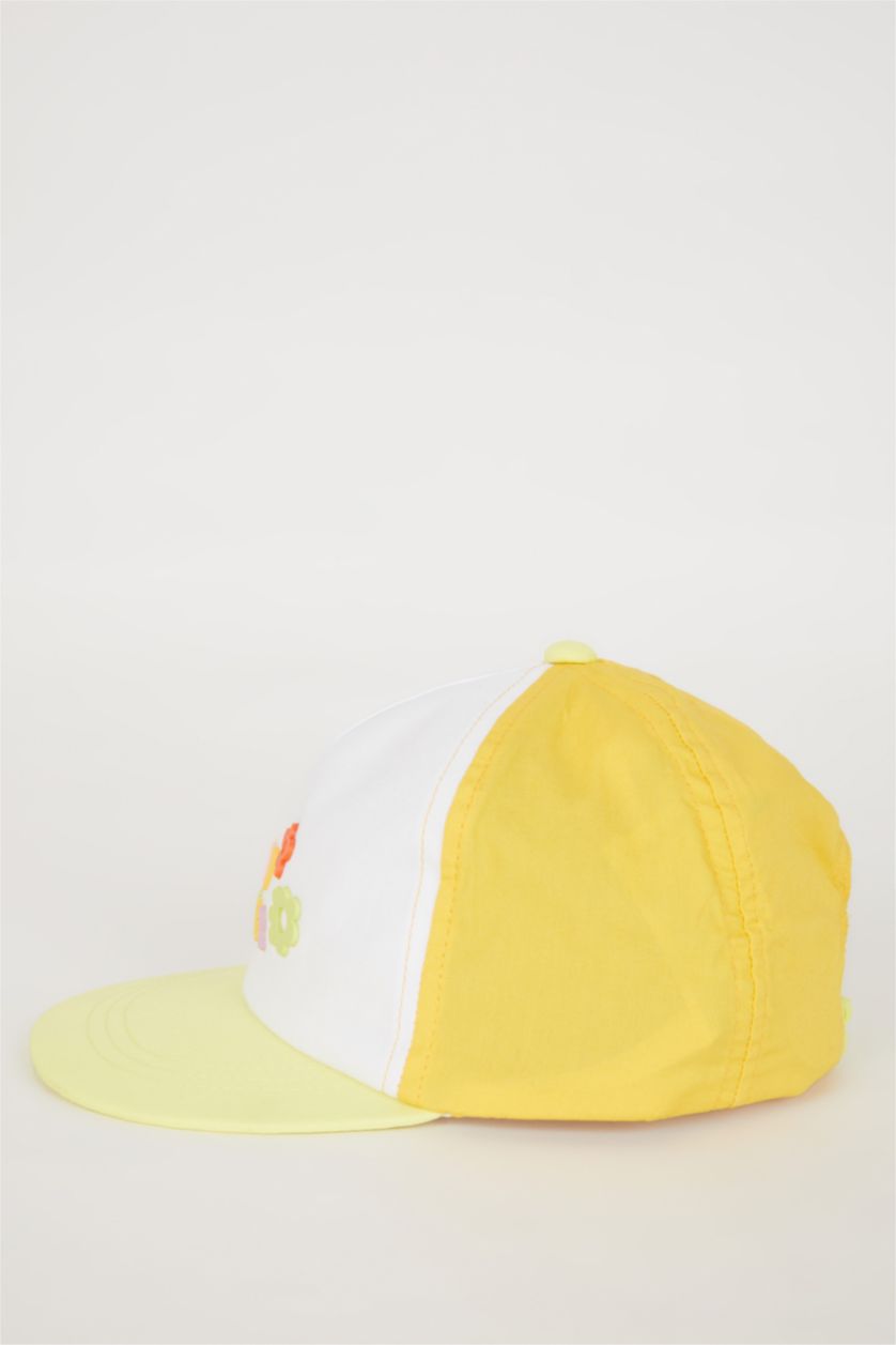 Kız Bebek Karma Nakışlı Cap Şapka Kız Bebek