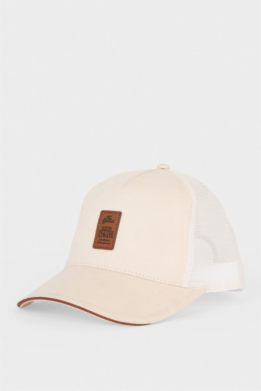 Erkek Taş Erkek Etiket Baskılı Dokuma Beyzbol Basketbol Şapkası