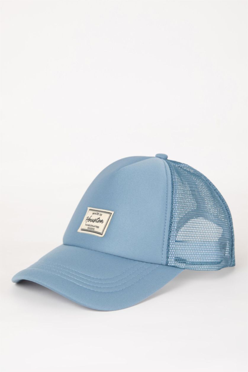 HOMME Turquoise Casquette de Baseball et de Basket-Ball Tissée Imprimée avec Étiquette pour Homme