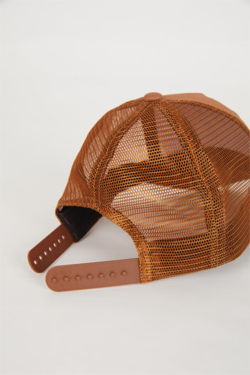 Erkek Karma Erkek Renk Bloklu Dokuma Cap Şapka