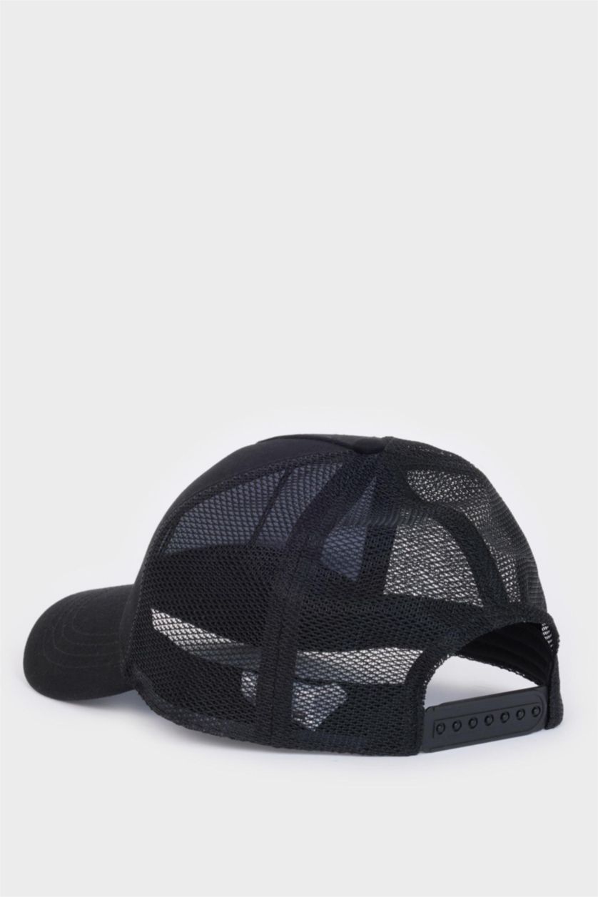 MAN Black Man Label Printed Woven Baseball and Basketball Cap