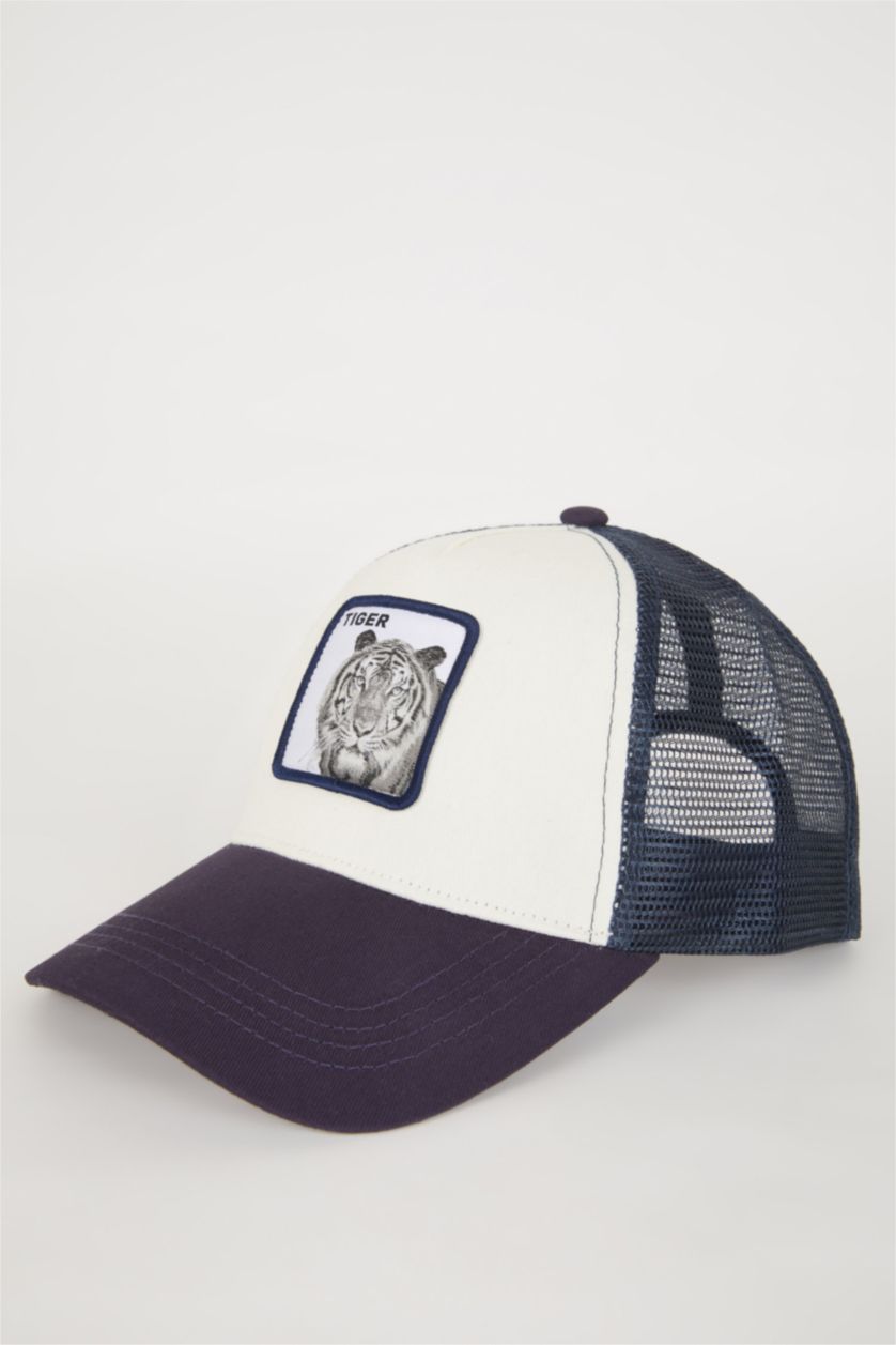 Erkek Karma Erkek Etiket Baskılı Dokuma Beyzbol Basketbol Şapkası