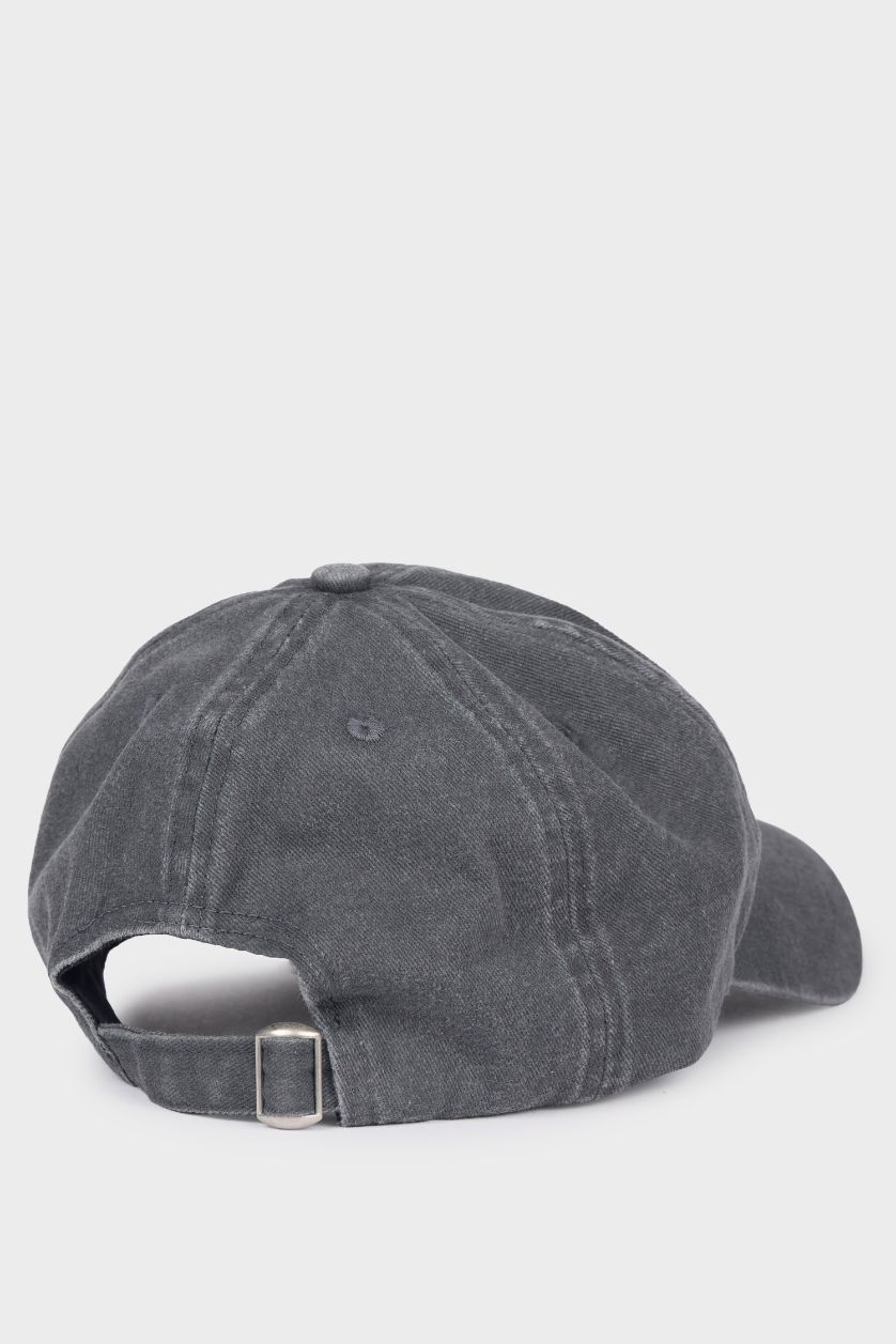 MAN Anthracite Man Cotton Embroidered Hat