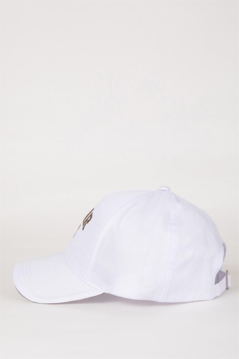 MAN White Man Gabardine Embroidered Hat