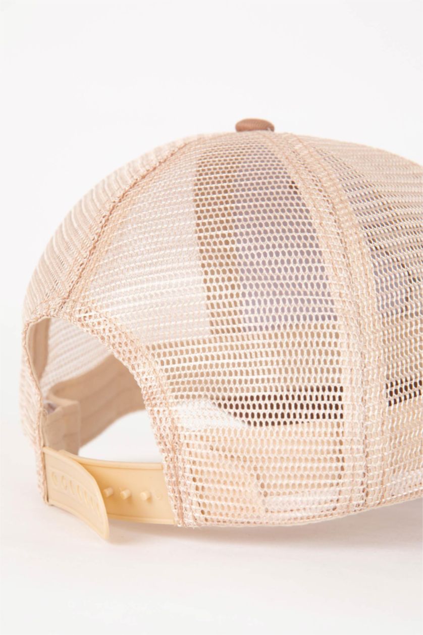 HOMME Beige Casquette De Baseball et De Basket-Ball Tissée pour Homme